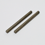 Das Bild zeigt zwei metallische Stäbe, die parallel zueinander liegen. Sie scheinen Teil eines Experimentiersets zu sein, das für verschiedene wissenschaftliche Anwendungen im Bildungsbereich genutzt werden kann.