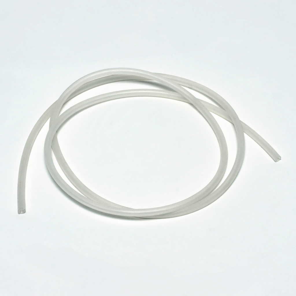 Das Bild zeigt ein paar durchsichtige, flexible Schläuche, die sich miteinander verwickeln. Diese Schläuche könnten für verschiedene Experimente im Bildungsbereich verwendet werden.