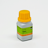 Das Bild zeigt eine kleine Flasche mit dem Inhalt Eisen, die für wissenschaftliche Experimente verwendet wird. Die Flasche hat einen gelben Deckel und ist Teil des Sortiments des Unternehmens Carl Roth für das Bildungswesen.