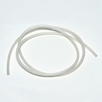 Das Bild zeigt zwei durchsichtige, flexible Röhren aus Kunststoff, die miteinander verworren sind. Diese Rohre können in Experimenten oder Bauprojekten verwendet werden, um Flüssigkeiten zu leiten oder als Verbindungselemente zu dienen.